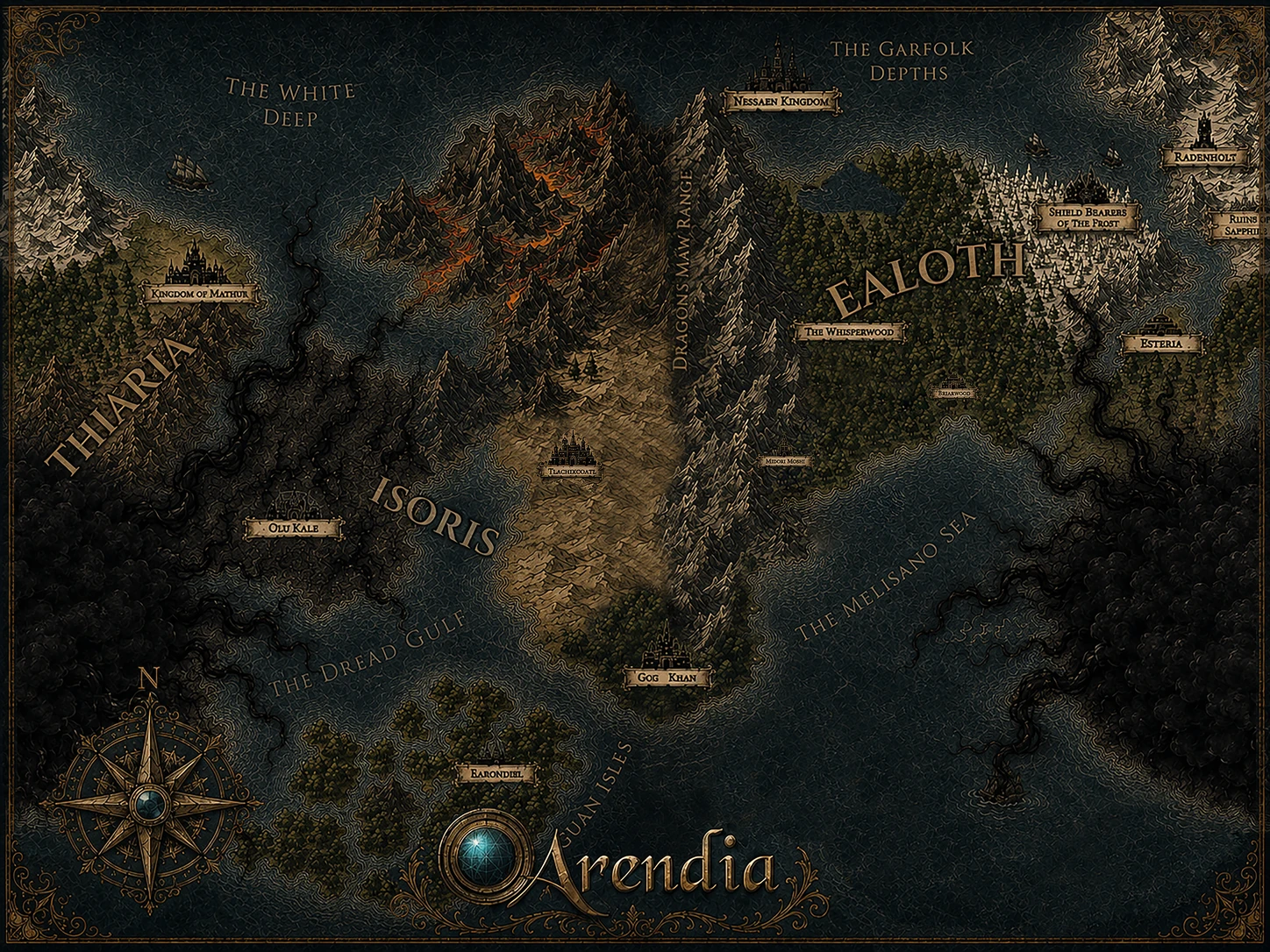 Map of Arendia